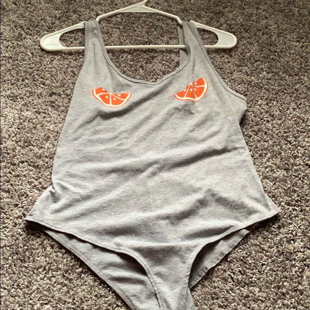 Grey bodysuit
